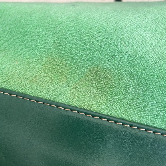 Vintage Juicy Couture XL purse tote green terry “Juice Loves” - Picture 8 of 16